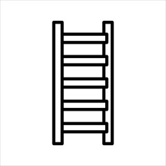 ladder icon vector design element logo template, on white background, eps 10.