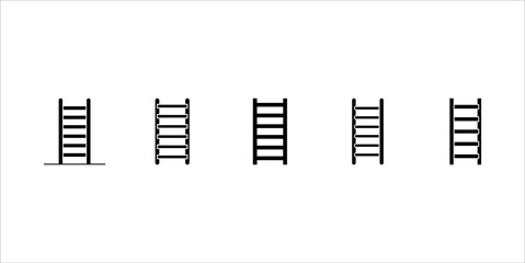ladder icon vector design element logo template, on white background, eps 10.