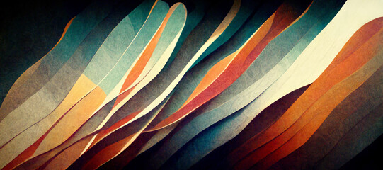 abstract geometric graphic background wallpaper, Generative ai.