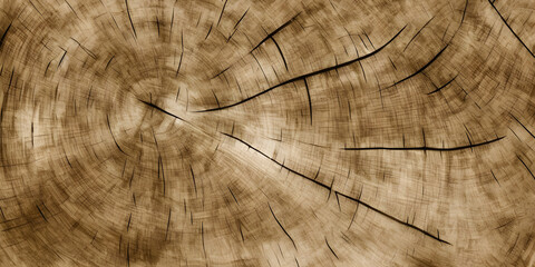 Naklejka premium Wood texture, background, ai generated