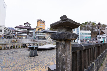 草津温泉の湯畑