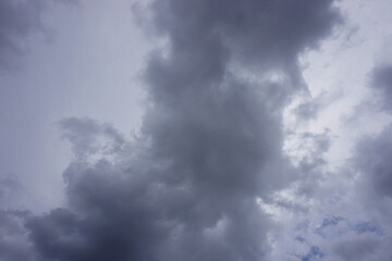 Background of dark clouds before thunder storm