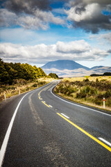 An image of a winding road in New Zealand