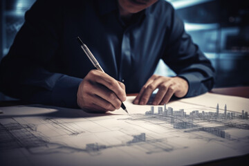 Vision to Reality: Architect Sketching City Design Plans with 3D Buildings - Generative AI