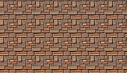 Obraz premium Brick wall seamless pattern