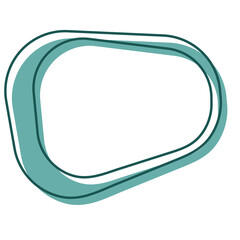 Atomic graphic design element mid-century shape