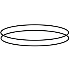 Atomic graphic design element mid-century shape