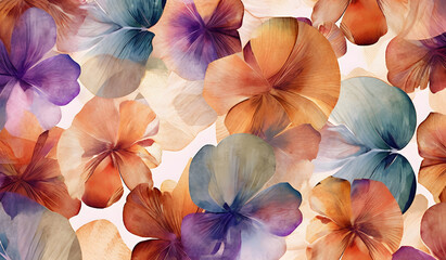 Obraz na płótnie Canvas Floral pattern, Abstract floral texture background
