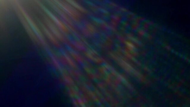 Rainbow-Lens-Flare still-shimmer-4K for compositing editing