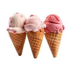  ice cream isolate on white background