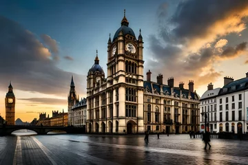 Poster houses of parliament city © Ahtesham