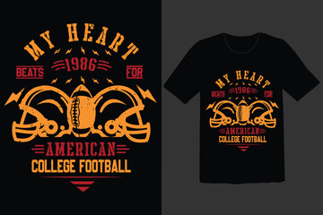 American college football t shirt © gdexpert6