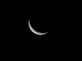 Fototapeta na wymiar crescent moon