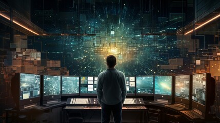 business process automation computer monitor from analytics to software in your own data style of data visualization Generative AI