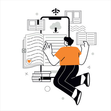 Online reading. Online library. Application for reading books. Lots of pocket books. Reading e-books. Reading favorites offline