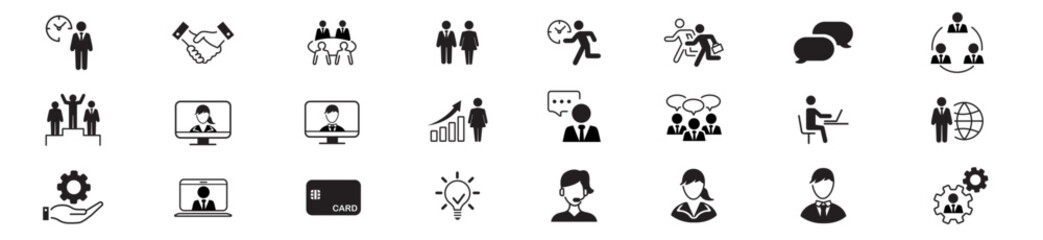 business loyalty icons vector sign