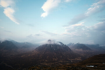 View of Glen Coe in Scotland - obrazy, fototapety, plakaty
