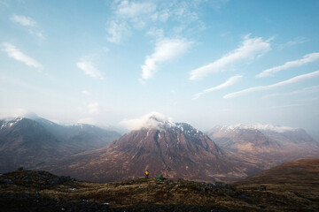 View of Glen Coe in Scotland