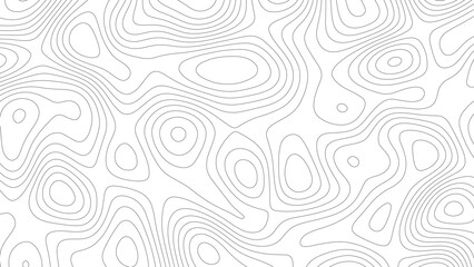 Abstract white topography vector background. Line topography map design. The concept of conditional geographical pattern and topography.	