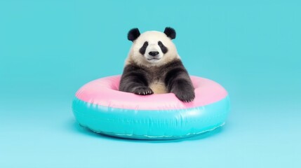 animal panda summer holiday
