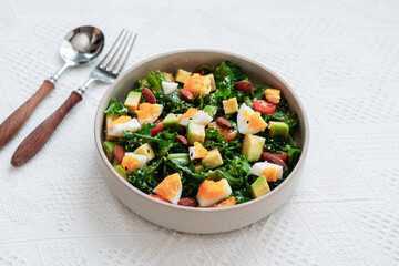 Avocado and Boiled Egg Salad