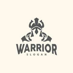 Spartan Logo, Vector Silhouette Warrior Knight Soldier Greek, Simple Minimalist Elegant Product Brand Design