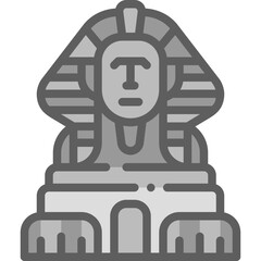 sphinx two tone icon
