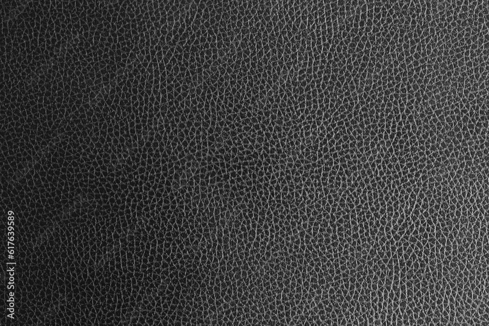 Wall mural Black leather and a textured background.