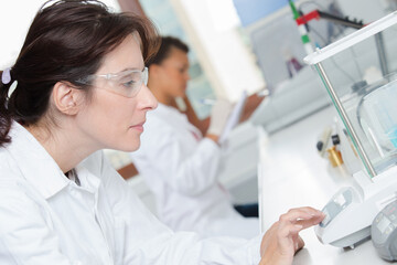 female researcher in a laboratory