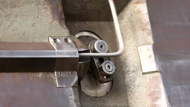 A Close Up Shot Of Mild Steel Ring For Column And Beam  - Steel Bar Ring.
TMT Bar Bending.