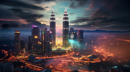 Kuala Lumpur nightview