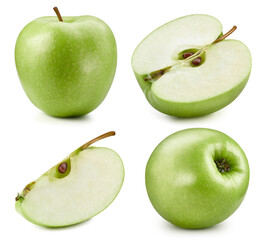 Apples isolated on white