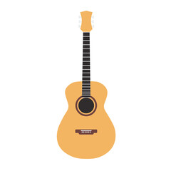 Acoustic guitar illustration