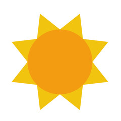 Summer sun illustration