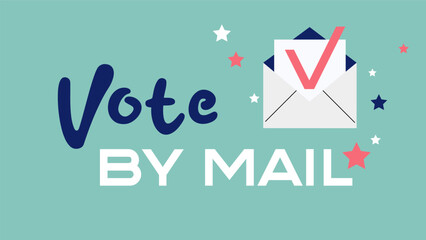 Vote By Mail Banner Template