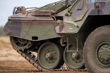 Vilnius Lithuania 2022-05-16
The Marder is a German infantry fighting vehicle operated by the...