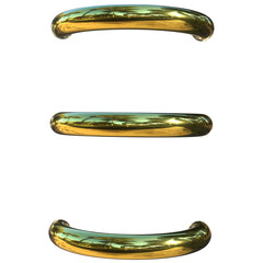 Realistic metal ring binders for notebooks or calendars. 3D black, steel, gold spring 
