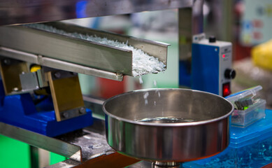 Metal detector and separator in plastic manufacturing industry