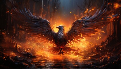 Wings of Fire: A Tale of the Enchanted Phoenix's Ancient Magic