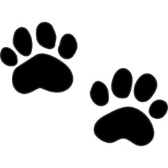 Animal Paws Silhouette-10