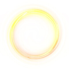 Gradient neon light circle cute colorful