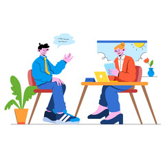 Fototapeta premium Interview for a job