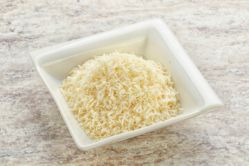 Natural organic coconut shredded powder