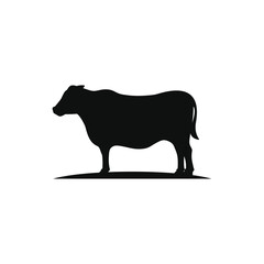 Cow icon isolated on white background