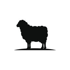 Sheep icon isolated on white background