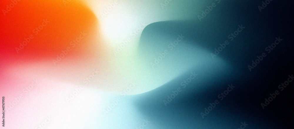 Poster Abstract gradient background with grainy texture	
