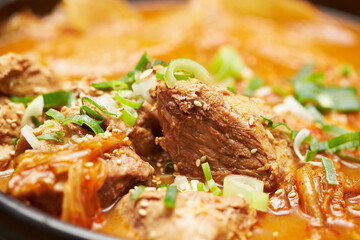 Pork and Kimchi Stew ,Korean food 