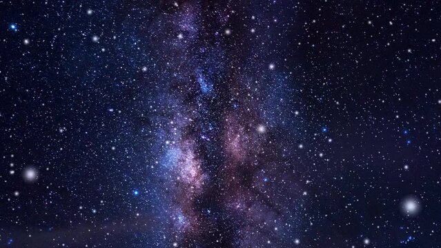 Beautiful view of an abstract starry colorful galaxy sky background