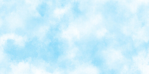  Defocused and blurry wet ink effect sky blue color watercolor background, blurred and grainy Blue powder explosion on white background, Classic hand painted Blue watercolor background for design.