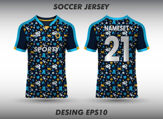
Soccer jersey design for sublimation sport t shirt design